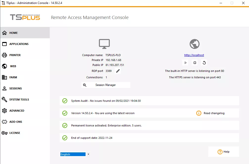 TSplus trial download