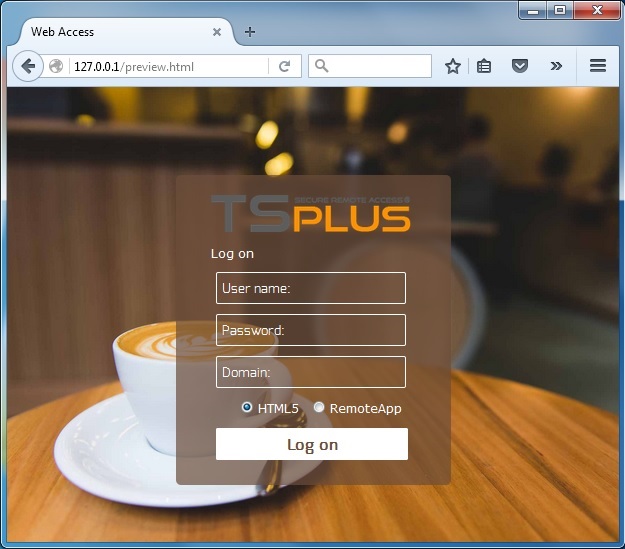 TSplus login download