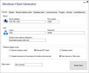 TSplus portable client generator download