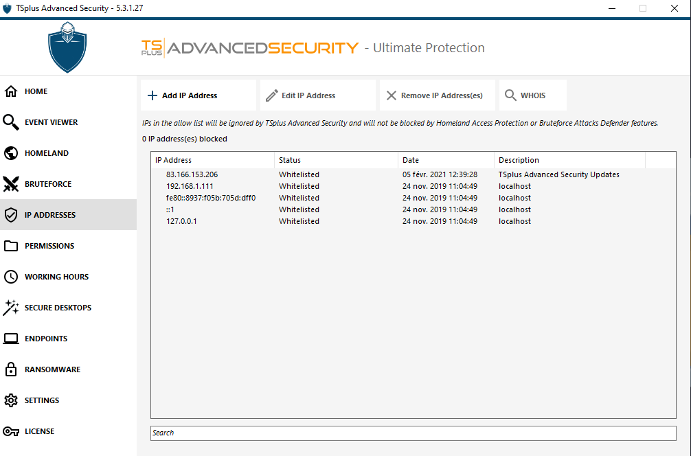 TSplus emergency update code download