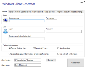TSplus client generator download
